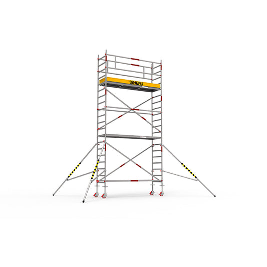 5m Mobile Scaffold Tower Hire — Single width, 2.5m Platform — view 2