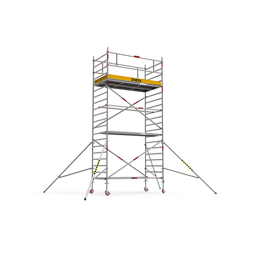 6m Mobile Scaffold Tower Hire — Double width, 2.5m Platform — view 2