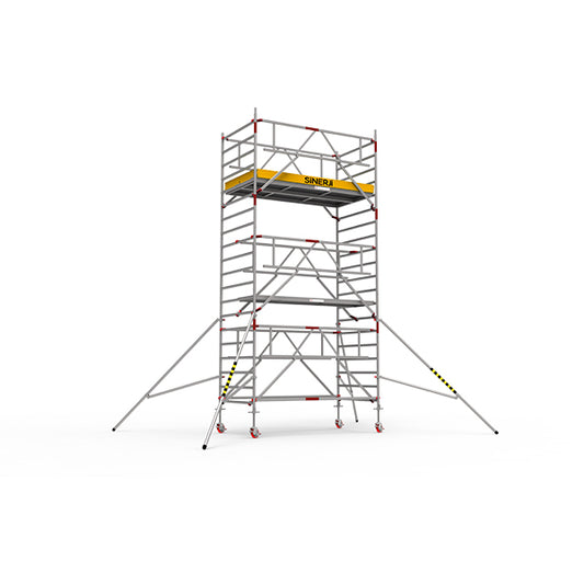 8m AGR Scaffold Tower Hire — Double width, 2.5m Platform — view 2